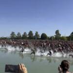 Triathleten klaar voor massastart